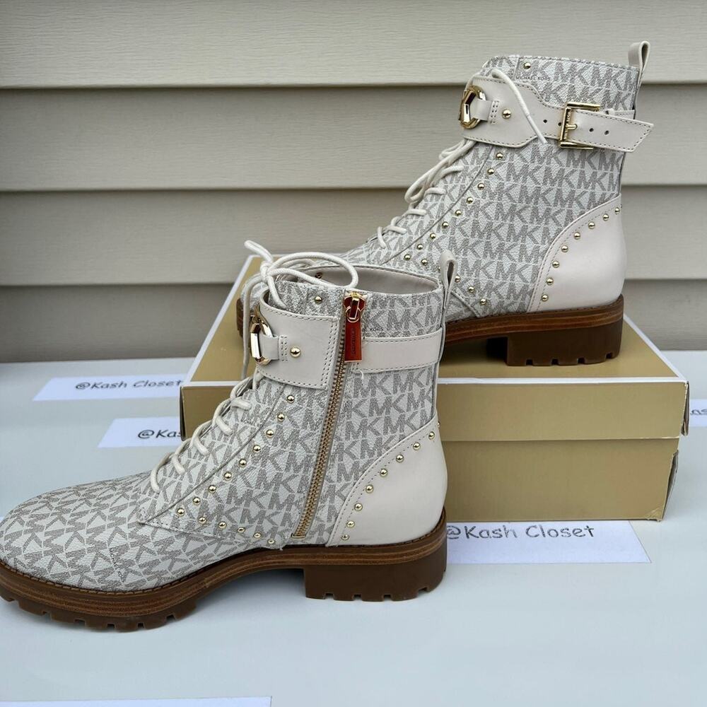 Michael kors Kincaid Lace up boots -Vanilla - Picture 12 of 12